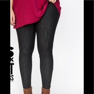 Black knit Jeggings
